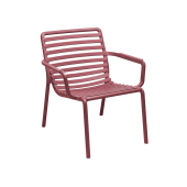 DOGA RELAX, лаунж-кресло пластиковое (marsala/марсала)