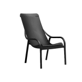 NET LOUNGE, лаунж-кресло пластиковое (antracite/антрацит)