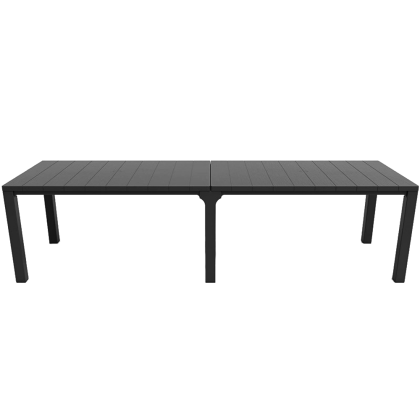 JULIE DOUBLE TABLE, раскладной стол (графит)