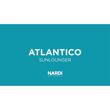 ATLANTICO, шезлонг-лежак с текстиленом (antracite/антрацит, текстиль антрацит)