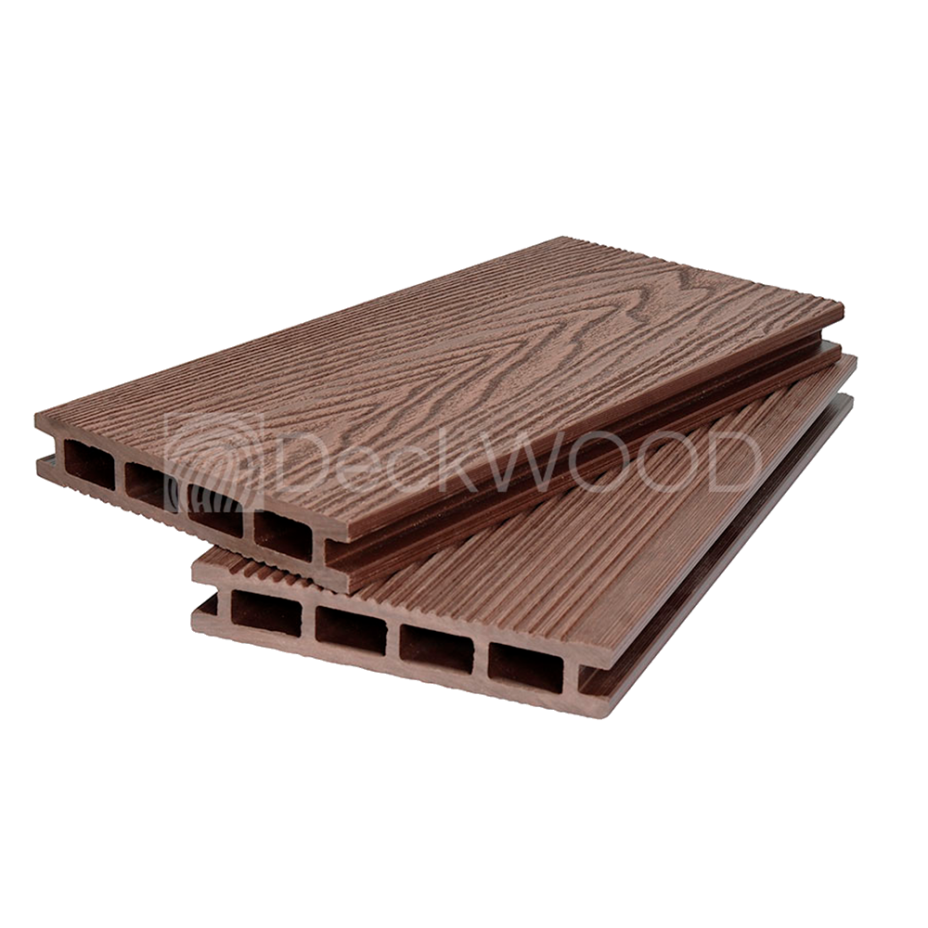 DeckWOOD 3D Premium NEW 140х24мм (коричневый, 3м)