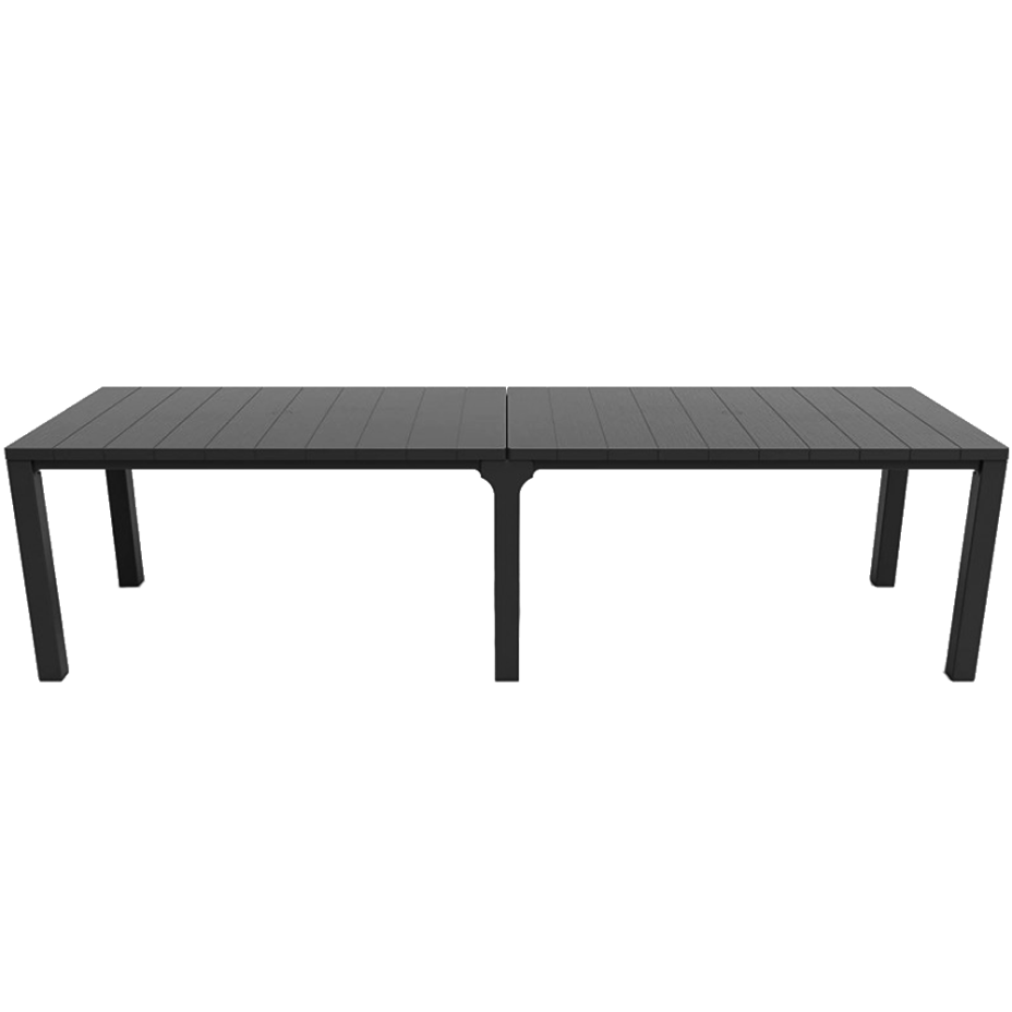JULIE DOUBLE TABLE, раскладной стол (графит)