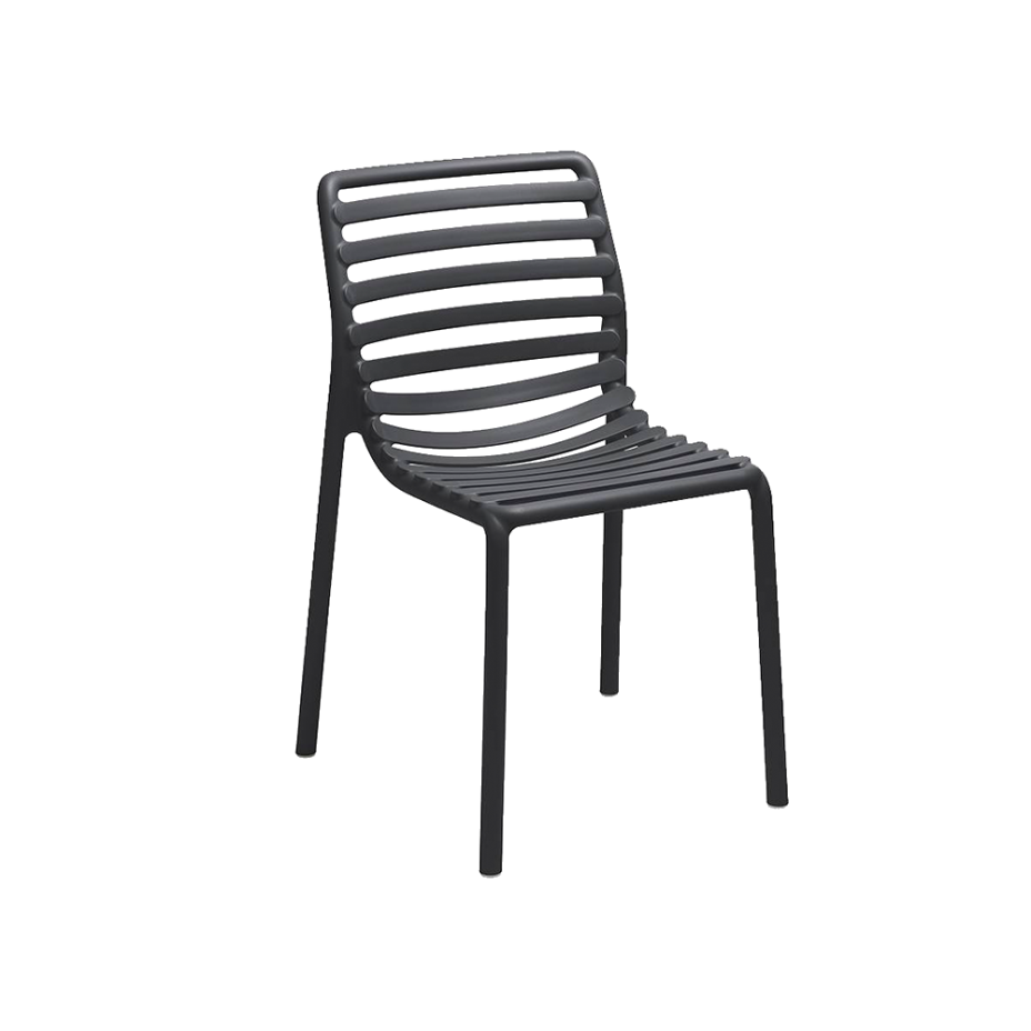 DOGA BRISTOT, стул пластиковый (antracite/антрацит)