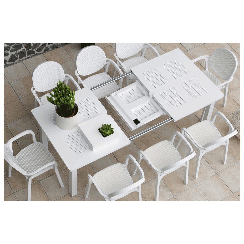 LIBECCIO, стол раскладной 160-220 см (bianco/белый)