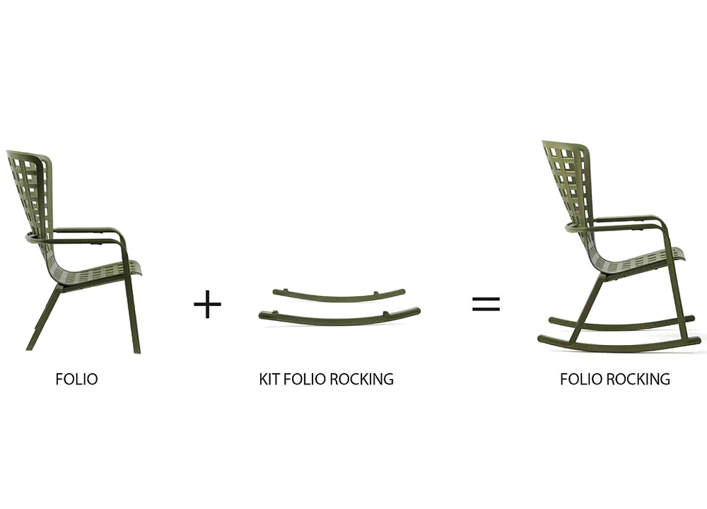 KIT FOLIO ROCKING, комплект полозьев для кресла-качалки