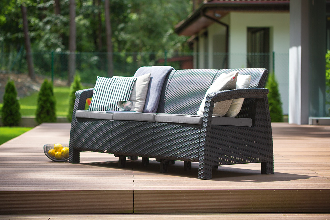 CORFU LOVE SEAT MAX, трехместный диван