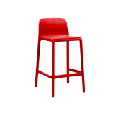 FARO MINI, стул полубарный (rosso/красный)