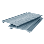 Фасадная панель DeckWOOD 3D 157х20х3000мм (серый)