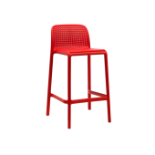 LIDO MINI, стул полубарный (rosso/красный)