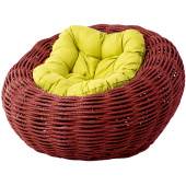 Кресло-гнездо плетеное DeckWOOD Nest (красный)