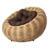 Кресло-гнездо плетеное DeckWOOD Nest (песочный)