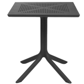 CLIP 70, стол пластиковый обеденный (antracite/антрацит)