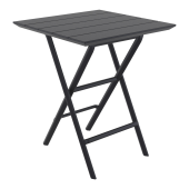 Helen Folding Table 60, стол складной квадратный (черный)