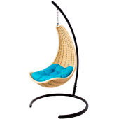 Кресло-гамак подвесное плетеный DeckWOOD (песочный)