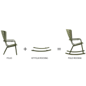 KIT FOLIO ROCKING, комплект полозьев для кресла-качалки