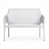 NET BENCH, скамья пластиковая (bianco/белый)