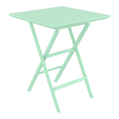 Helen Folding Table 60, стол складной квадратный (опаловый оливковый)