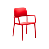 RIVA, кресло пластиковое (rosso/красный)