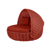 Беседка-кровать NestBed с откидным верхом DeckWOOD (красный)