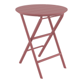 Helen Folding Table Ø60, стол складной круглый (marsala/марсала)