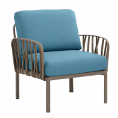 tortora/тортора, подушка синий Sunbrella