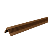 Уголок DeckWOOD 40х40х3000мм (коричневый)