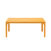 NET TABLE 100, стол пластиковый (senape/горчица)