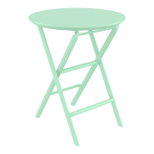 Helen Folding Table Ø60, стол складной круглый (опаловый оливковый)