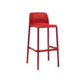 FARO, стул барный (rosso/красный)