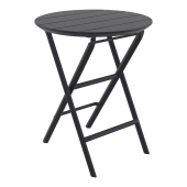 Helen Folding Table Ø60, стол складной круглый (черный)