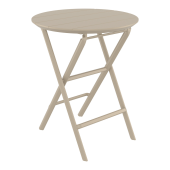 Helen Folding Table Ø60, стол складной круглый (бежевый)