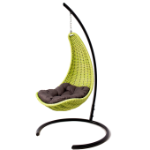 Кресло-гамак подвесное плетеный DeckWOOD (салатовый)