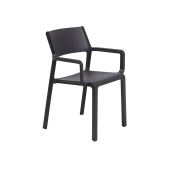 TRILL ARMCHAIR, кресло пластиковое (antracite/антрацит)