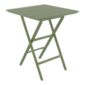 Helen Folding Table 60, стол складной квадратный (olive green/оливковый)