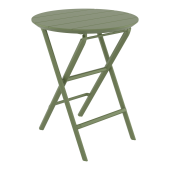 Helen Folding Table Ø60, стол складной круглый (olive green/оливковый)