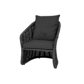 Кресло плетенное DeckWOOD Nova v1 (черный)