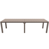 JULIE DOUBLE TABLE, раскладной стол (капучино)