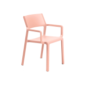 TRILL ARMCHAIR, кресло пластиковое (rosa bouquet/букет роз)