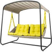 Диван подвесной со стойкой DeckWOOD Sky bed lite (белый)