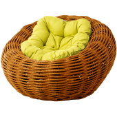 Кресло-гнездо плетеное DeckWOOD Nest (оранжевый)