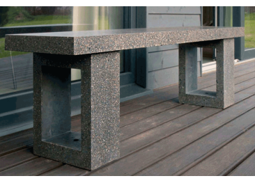 Скамья бетонная прямоугольная (SKM150)