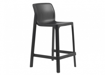 NET STOOL MINI, стул полубарный (antracite/антрацит)