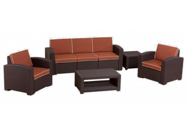 RATTAN PREMIUM 5, комплект мебели (коричневый)