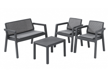 EMILY PATIO SET WUTH CUSHIONS, комплект мебели