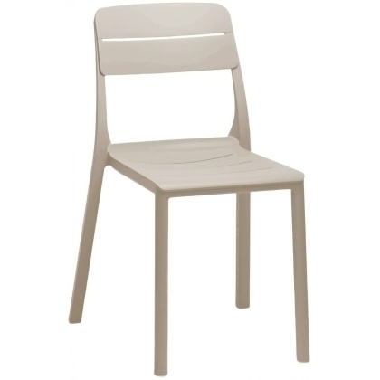 CASSIA BISTROT, стул обеденный пластиковый (corda/бежевый)