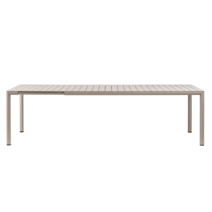 Tevere 210 Extensible, стол металлический раздвижной 211 - 275 см (corda/бежевый)
