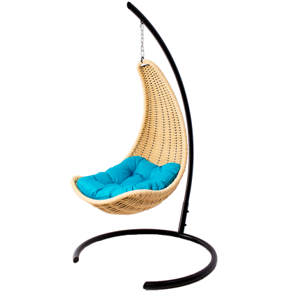 Кресло-гамак подвесное плетеный DeckWOOD (песочный)