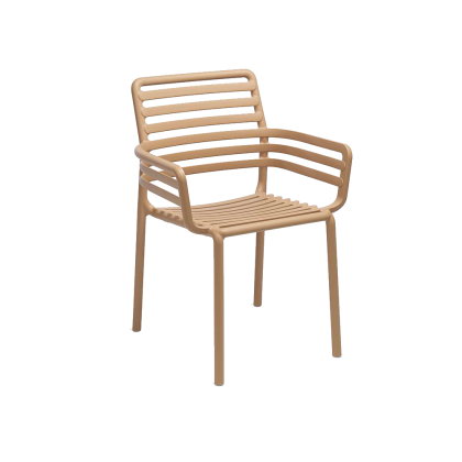 DOGA, кресло пластиковое (cappuccino/капучино)