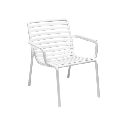 DOGA RELAX, лаунж-кресло пластиковое (bianco/белый)