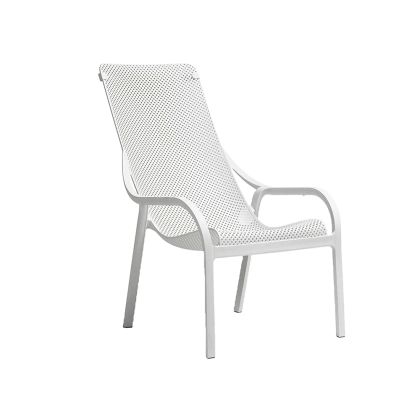NET LOUNGE, лаунж-кресло пластиковое (bianco/белый)